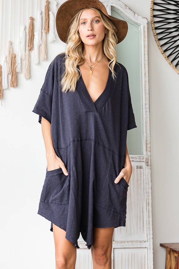IVORY R5021 Oversized Solid Romper for wholesale on Faire10