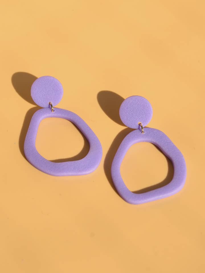 Ipanema statement oorbellen | handgemaakt & verguld met 24K goud voor wholesale door Santøclay Handmade