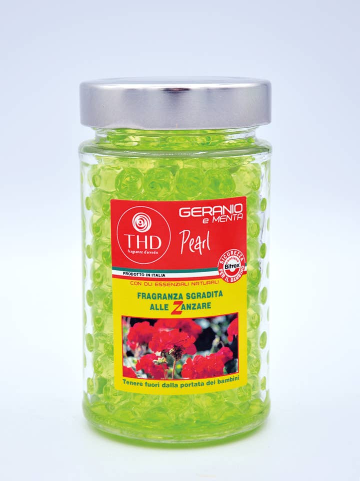 Perles Parfumées Géranium et Menthe 280ml Verre 30/150 pour la vente par Thd Tophouse