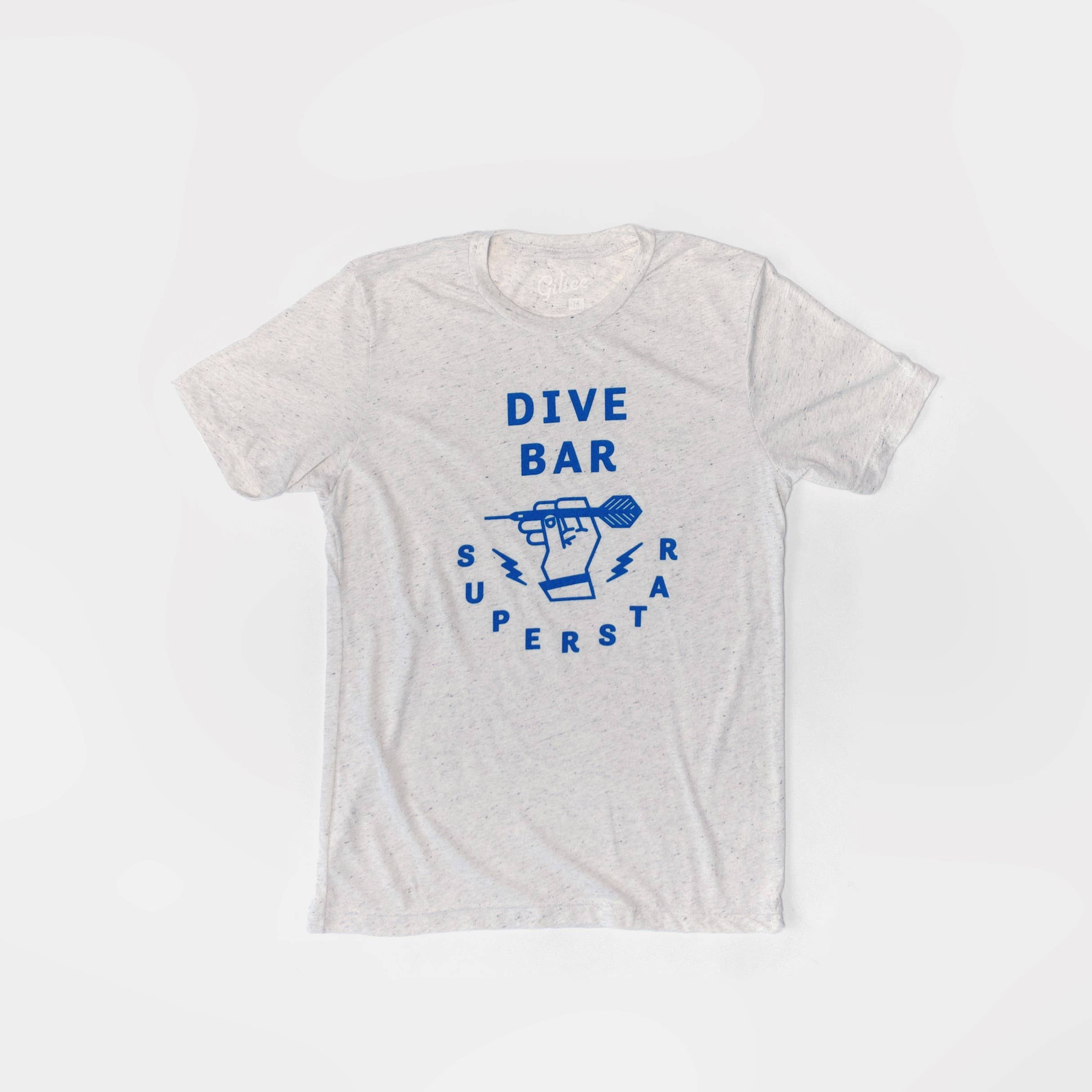 Giltee – wholesale Screen printed t-shirt – unisex – Dive Bar Super Star Unisex Triblend Tee - Oatmeal