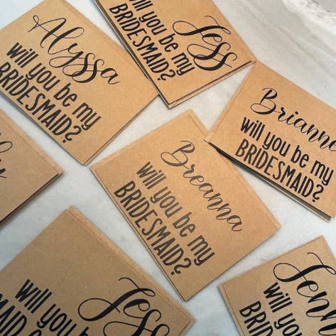 Bridesmaid Proposal Card for wholesale by Mezzmade