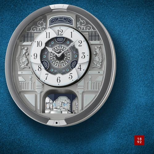 Seiko Clocks USA - Wholesale Wall Clock - #1 BEST SELLER! Musical Motifs Melodies in Motion Clock -4