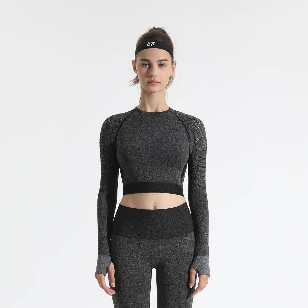 Black Alo Leggings With Mesh Inserts - Still That Bitch