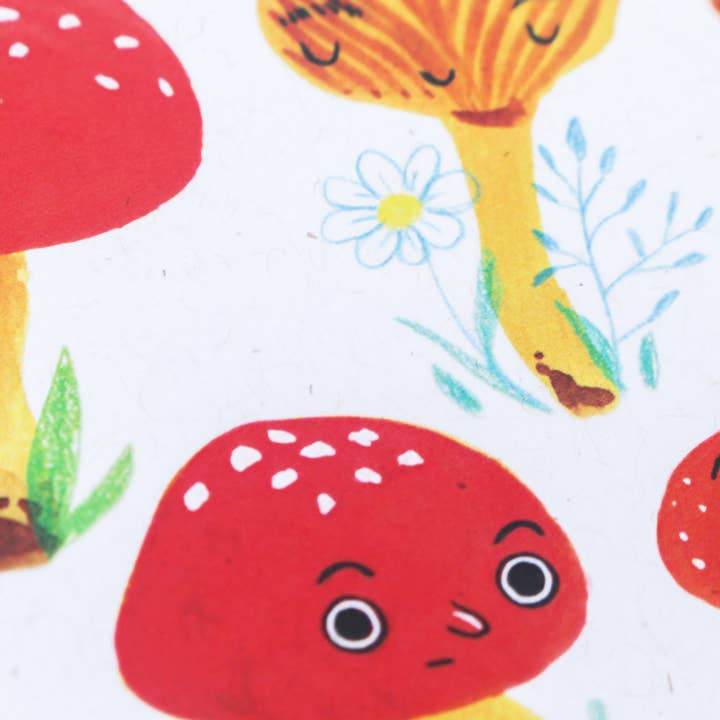 Masha Fikhman Art - Wholesale Postcard - 5 Mushroom Postcard3