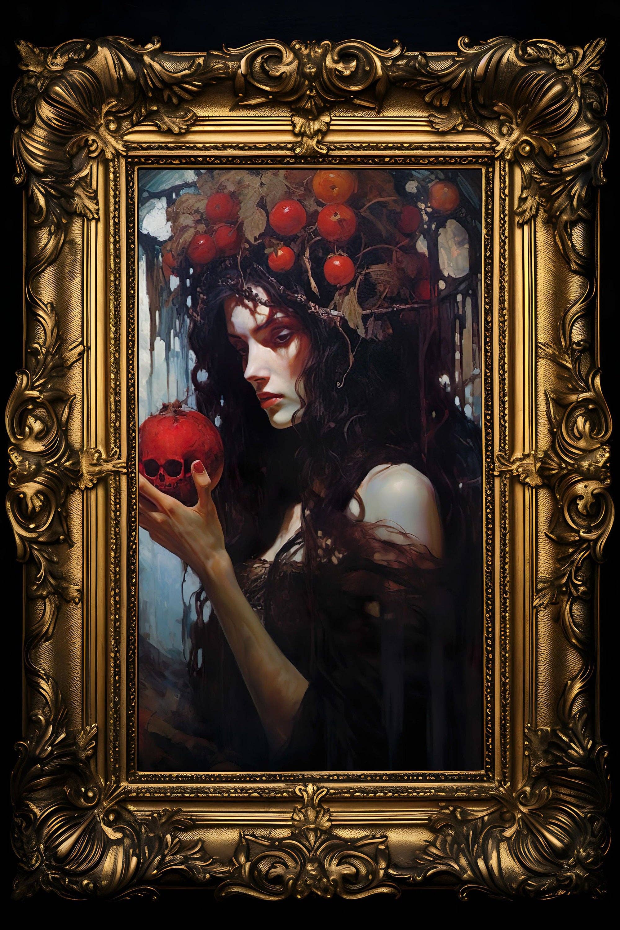 Ye Curiosity Shoppe - Wholesale Art Print - Persephone Queen of Hades Art Print3