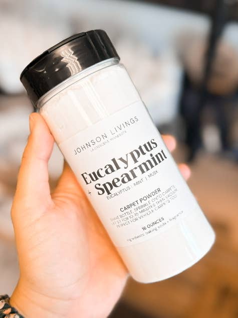 Eucalyptus + Spearmint Carpet Powder for wholesale by Johnson Livings LLC