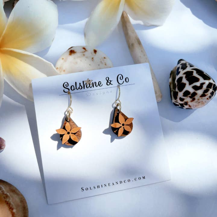 Solshine and Co - Wholesale Dangle Earrings - Tiny Pua Drops1