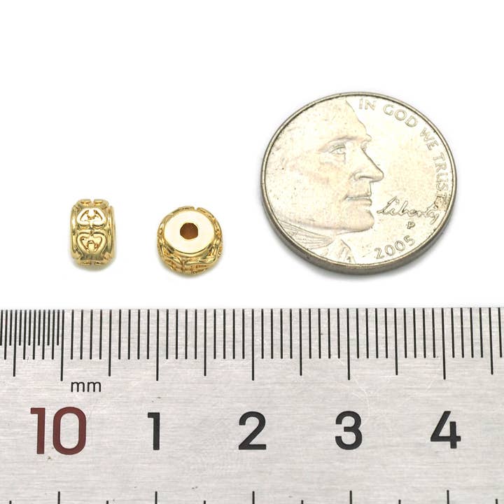 Gold Filled Roundelle Spacer Beads, Sku#ZX124 for wholesale by BestBeads&Beyond