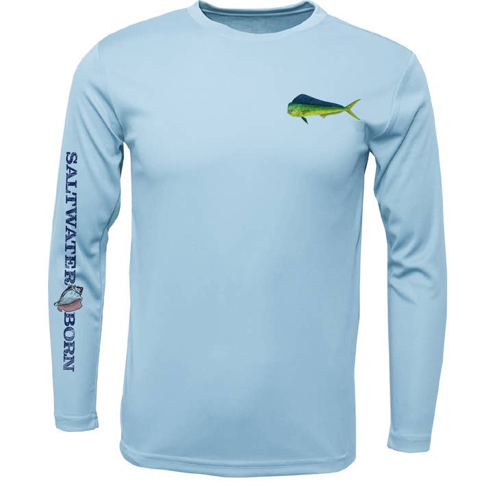 Clean Mahi Long Sleeve UPF 50+ Dry-Fit Shirt for wholesale by Saltwater Born