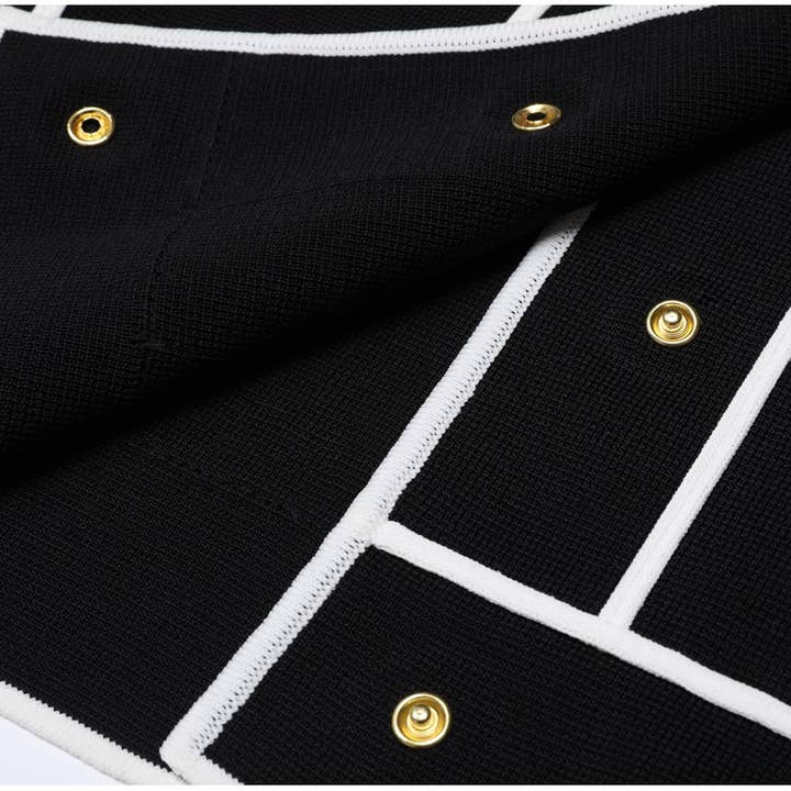 Productseeker – wholesale Top & pants set (NOT Loungewear) – Women's – SET276Y Striped Knit Cardigan Jacket and Casual Pants Set11