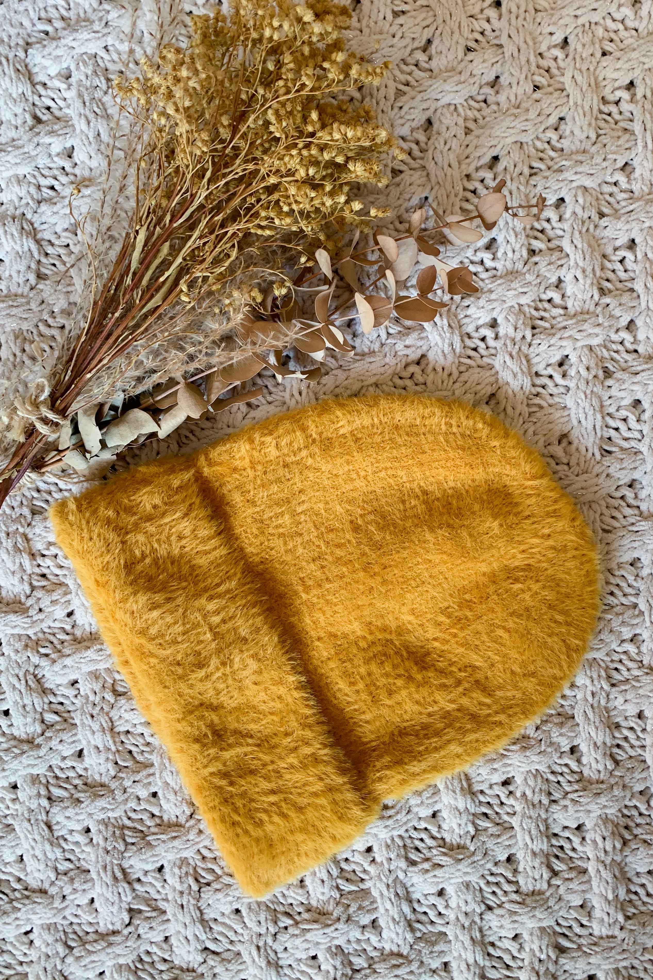 AMOLI - Wholesale Beanie - Women's - Soft Warm Ribbed Fuzzy Faux Angora Beanie1