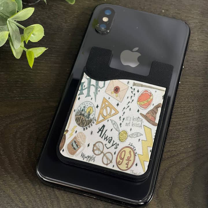 CMD Wholesale - Vente Étui portefeuille pour téléphone – femme - Portefeuille pour téléphone portable Potter Vibes Card Caddy