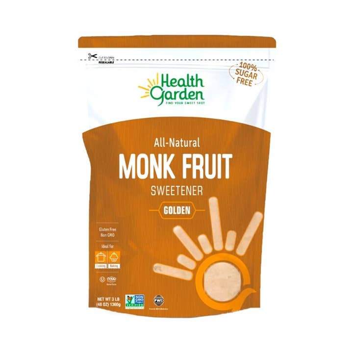 Health Garden of NY Inc. – Großhandel Zucker – Monk Fruit Golden Sweetener, 3 Pfund