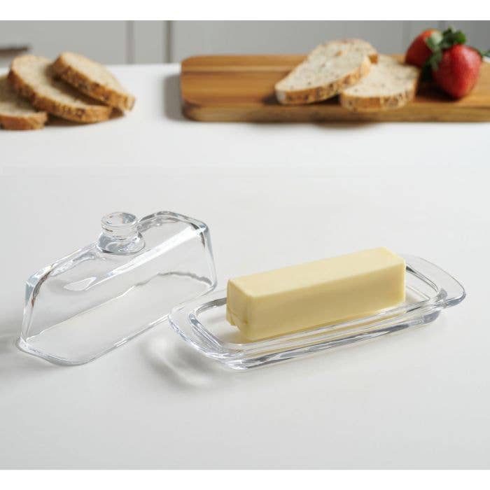 HIC - Harold Import Co. - Wholesale Kitchen Tool/Gadget - HIC Kitchen Glass Butter Dish With Lid4