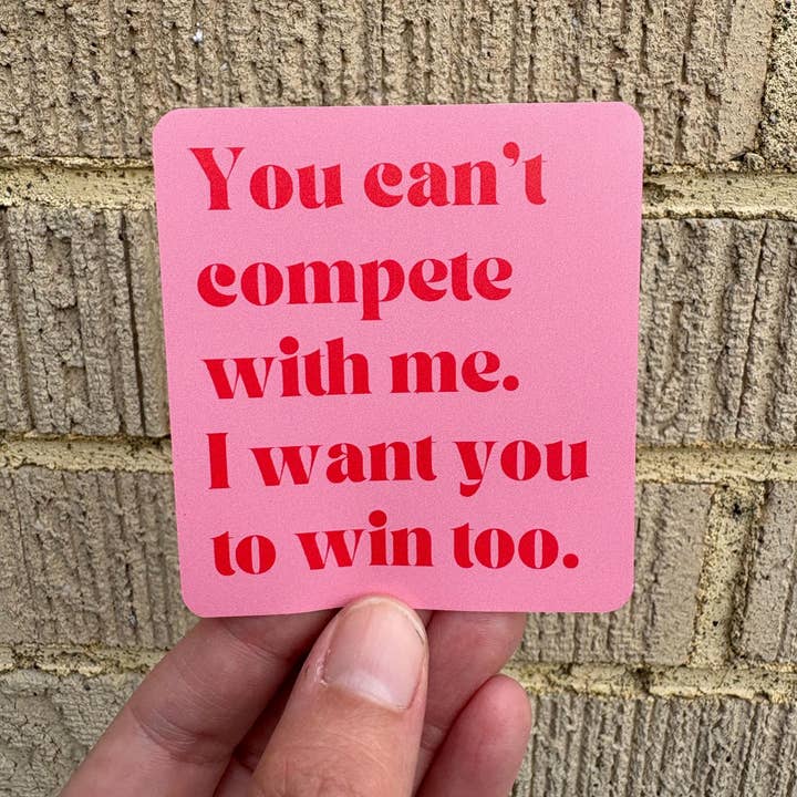 Anna Liz Heart Designs - Wholesale Sticker - Empowering Women Vinyl Sticker – Support and Win Together5