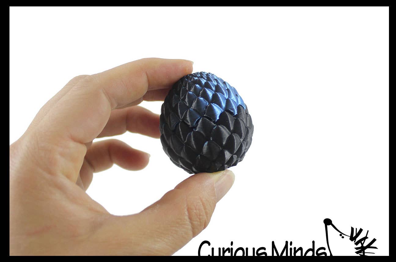 Curious Minds Toys - Wholesale Fidget Toy - Kids - 1 3D Printed Baby Dragon in Egg Fidget Toy - Unique Sensory 7