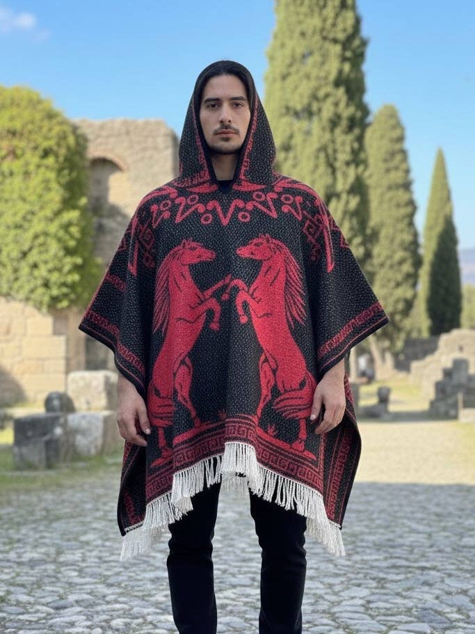 Cavalos Poncho Mexicanos Unissex por atacado de Cielito Lindo