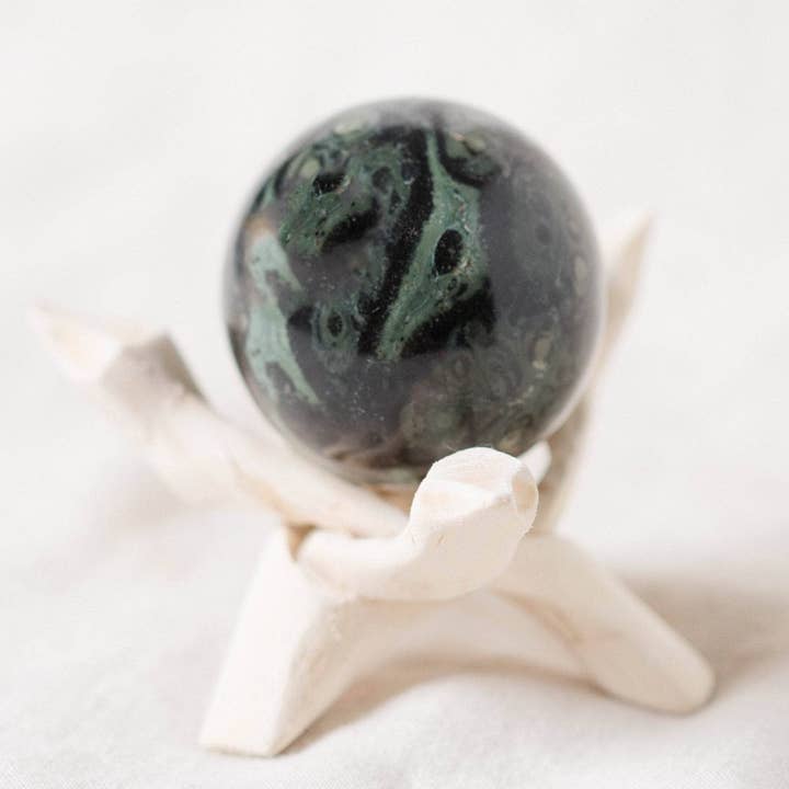 Tiny Rituals - Wholesale Spiritual Stone/Crystal - Kambaba Jasper Sphere - AAA Premium Quality57
