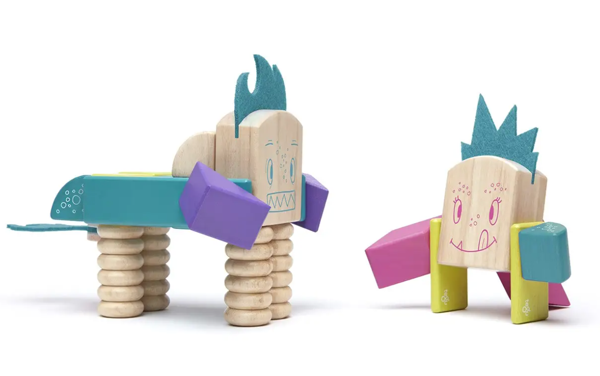 Tegu - Wholesale Building Set - Kids - Beans and Tumtum - Magnetic Wooden Block Set4