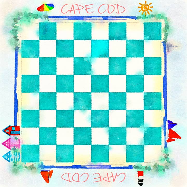 CB2- Planche de plage aquarelle pour la vente par Paint The Town