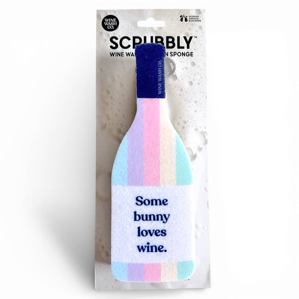 Multi Colored Scrubbly™ Kitchen Sponge: Easter Bunny for wholesale on Faire3