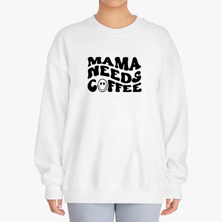 Mama Necessita Coffee - Camisola Feminina por atacado de Calm Cabana