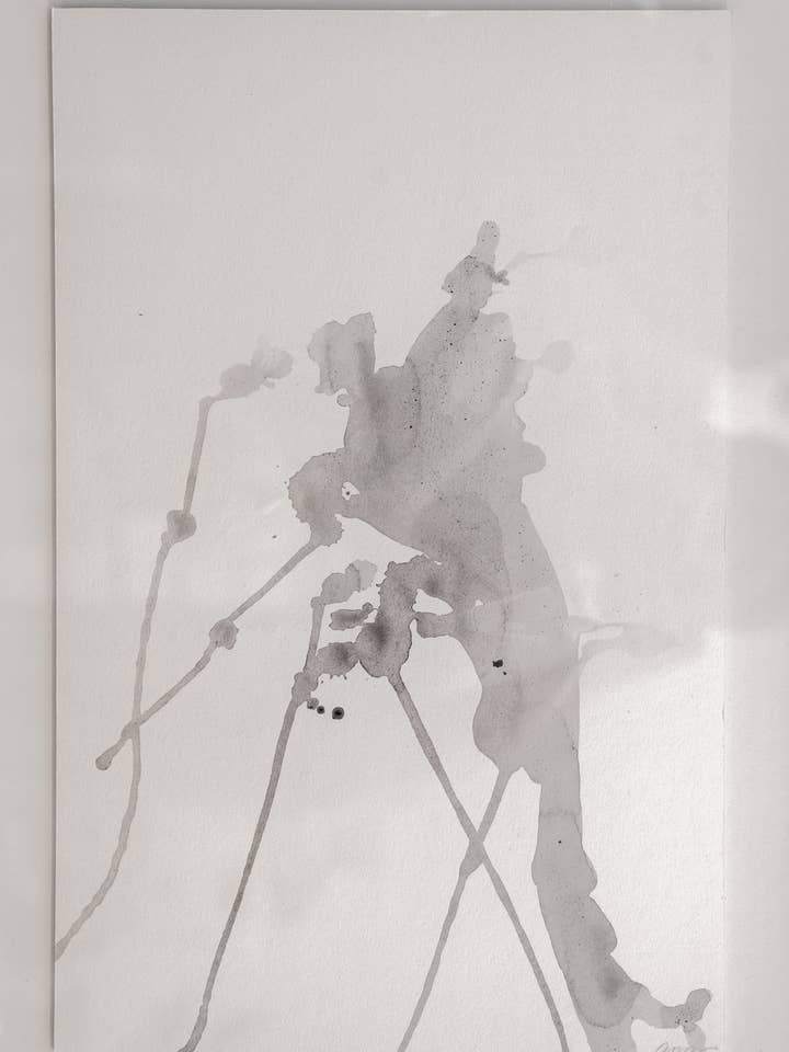 Œuvres sur papier - Enso japonais pour la vente par Bella Cucina Artful Living