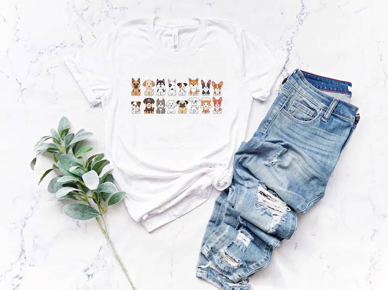 VibeClothing - Wholesale Screen Printed T-Shirt - Women's - Dog Lover T-Shirt