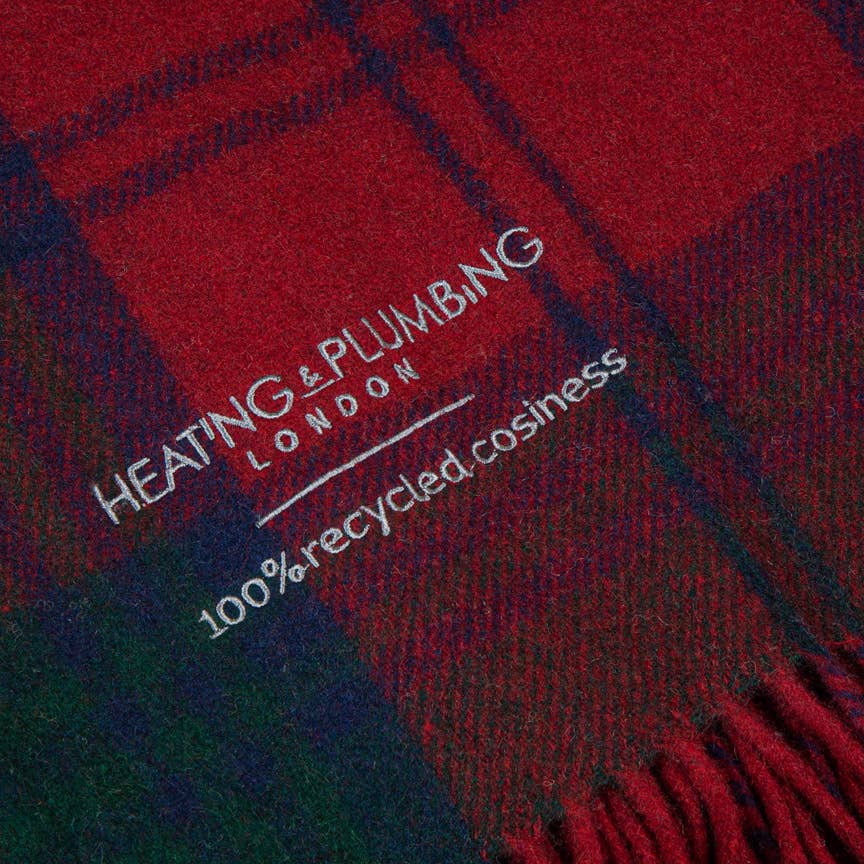 Heating & Plumbing London - Wholesale Throw Blanket - Recycled Wool Blanket - Lindsay Tartan2