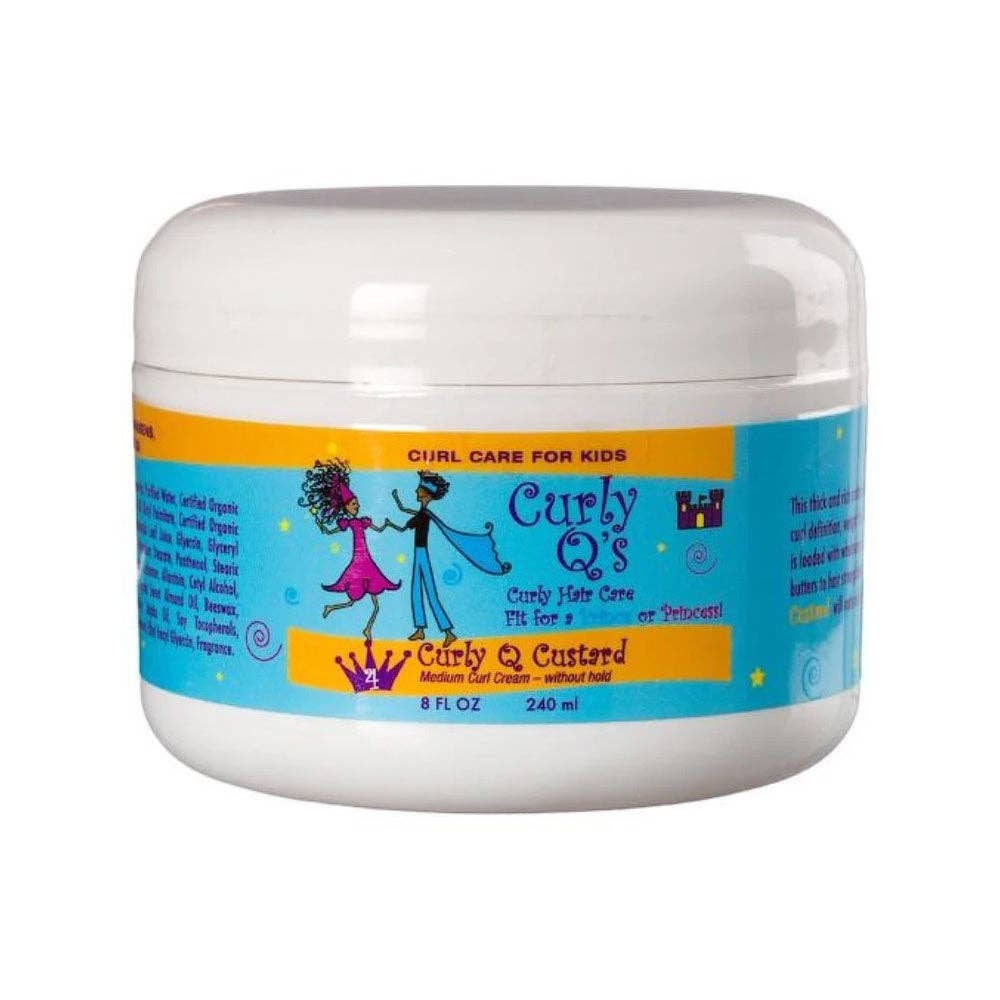 KT Supply - Wholesale Hair Styling Gel/Mousse - Curls Kids Curly Q's Custard Medium Curl StylingHairCream8oz