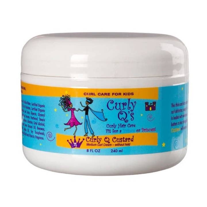 KT Supply - Wholesale Hair Styling Gel/Mousse - Curls Kids Curly Q's Custard Medium Curl StylingHairCream8oz0