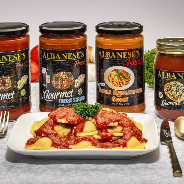 Albanese's Finest Gourmet Sauces - Wholesale Sauce - Albanese's Finest - Gourmet Sauces Variety Pack - 4 Flavors!13