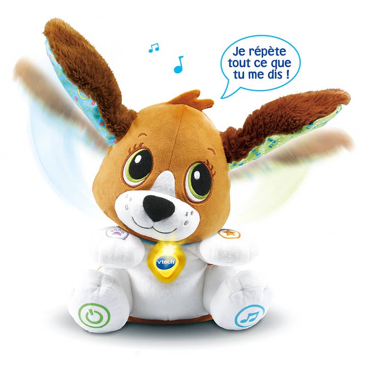 Toutou parle avec moi pour la vente par VTech Electronics