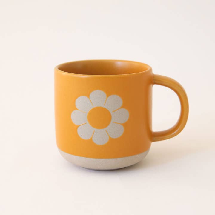 Sunshine Studios - Wholesale Coffee Mug - Retro Flower Ceramic Mug