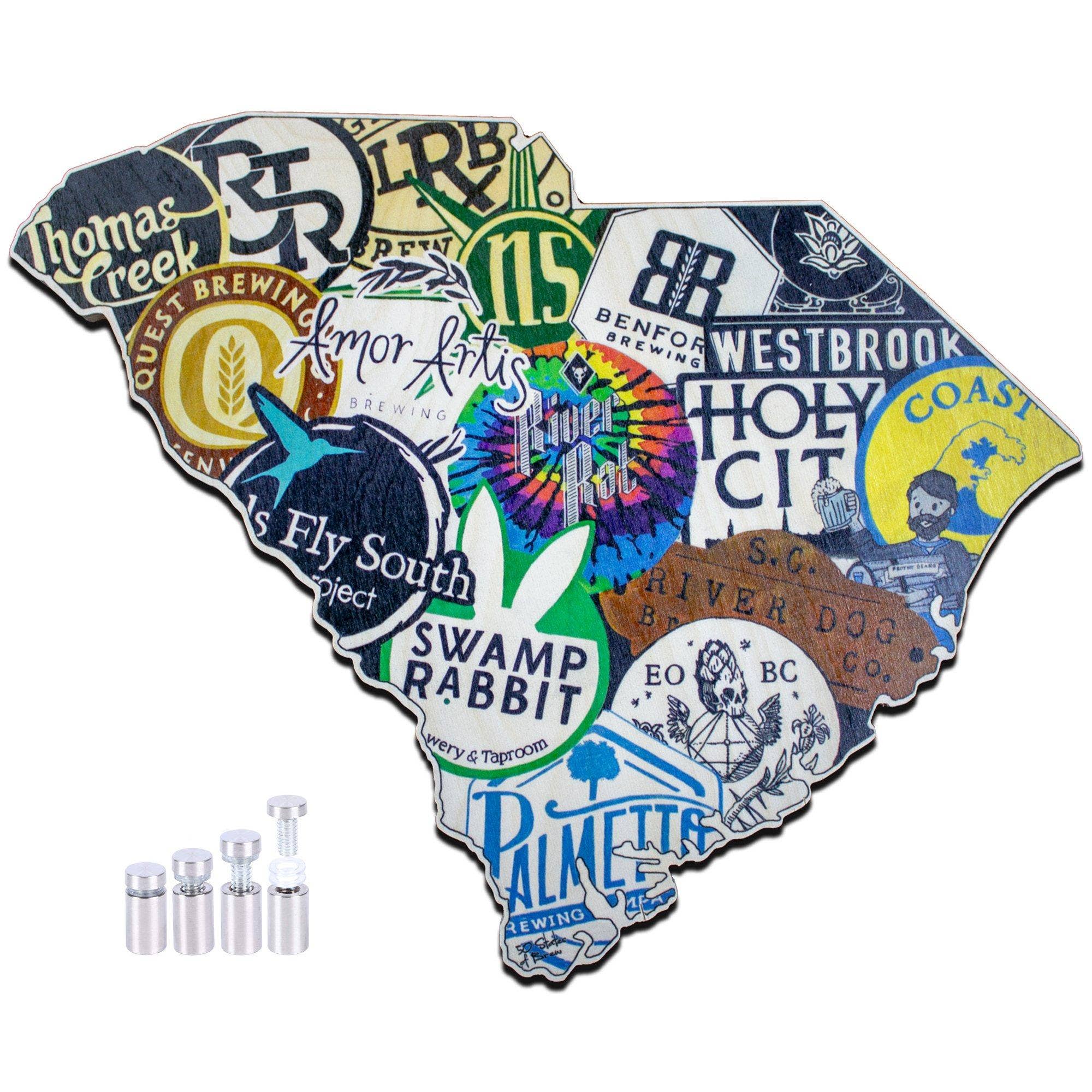 States Of Brew - Wholesale Sign - "Hoppy Faces, Barley Places"16