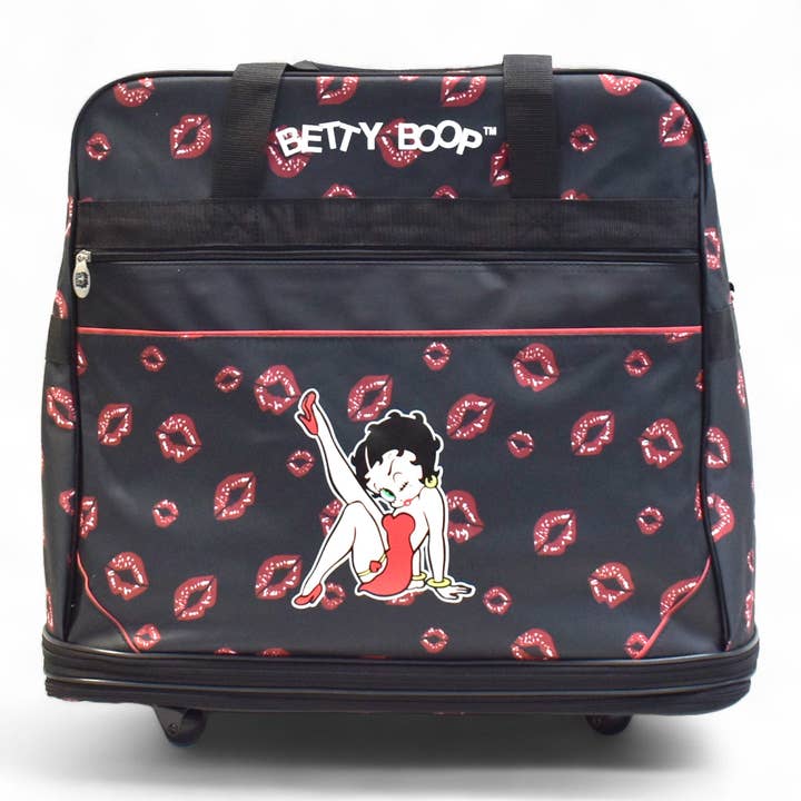 Betty Boop Expandable 36" Travel Duffel Bag with Wheels for wholesale by Dony Corp