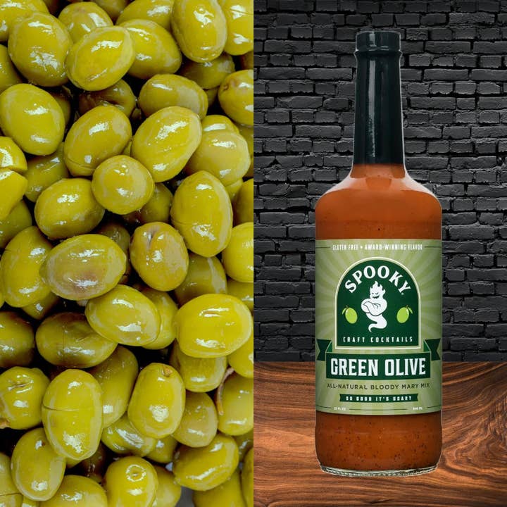 SPOOKY Craft Cocktail Mixes - Wholesale Cocktail Mix/Syrup - SPOOKY Bloody Mary- Dill Pickle & Green Olive 6-pk3