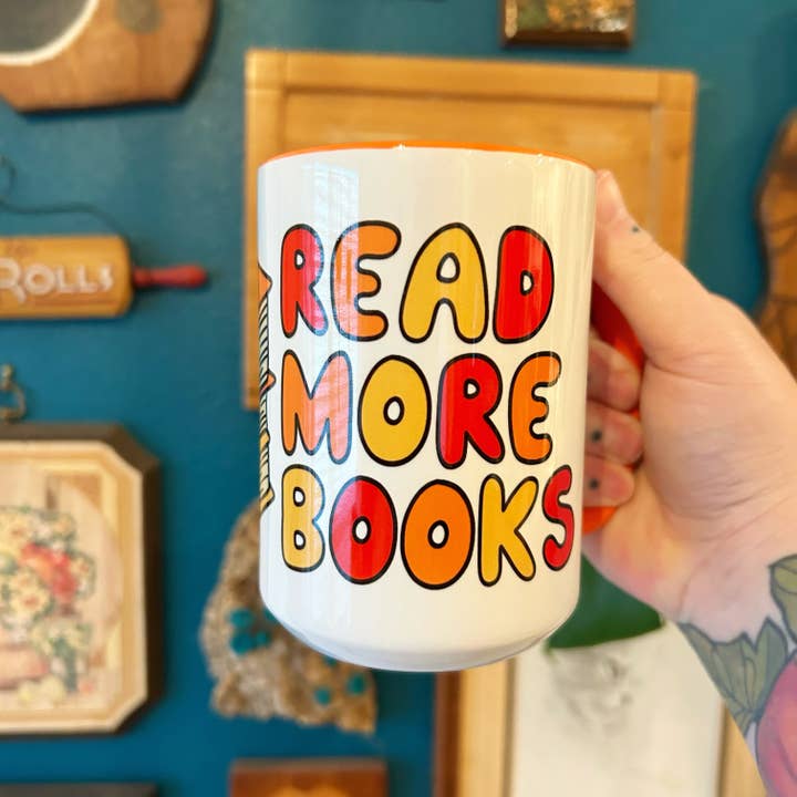 Coffee Mug Read More Books for wholesale by Chateau Blanche