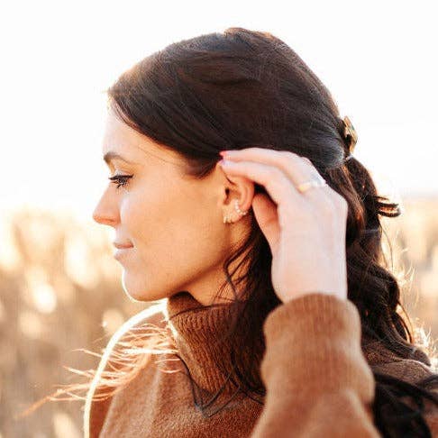 Mauve Jewelry Co. - Wholesale Cuff/Wrap Earrings - Princess Gold Filled Pearl Ear Cuff2