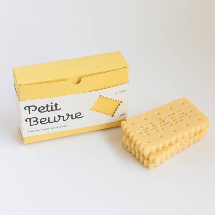 Nata Concept Store – Engroshandel Gavelys – Petit Beurre stearinlys formet som småkager0