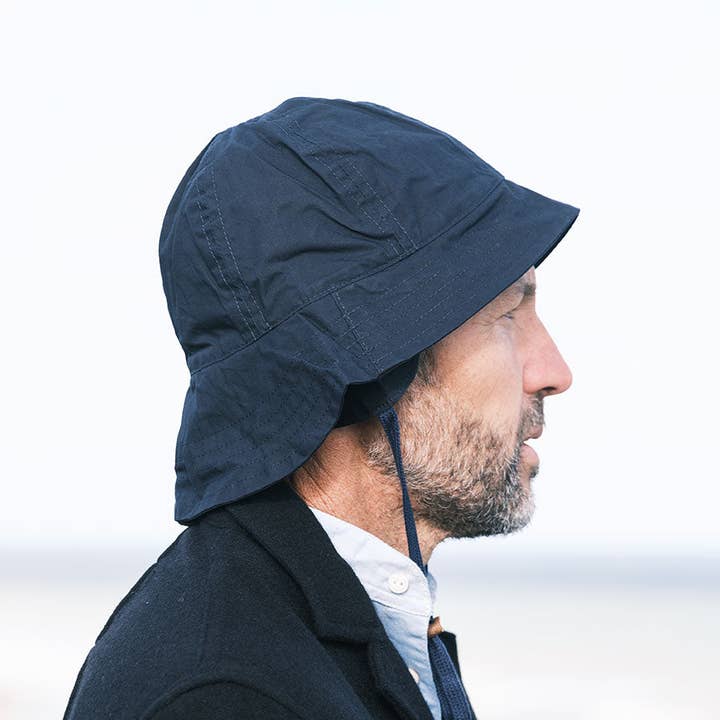 Yarmouth Oilskins - Wholesale Bucket Hat - Men's - The Original Sou'wester Hat - Navy
