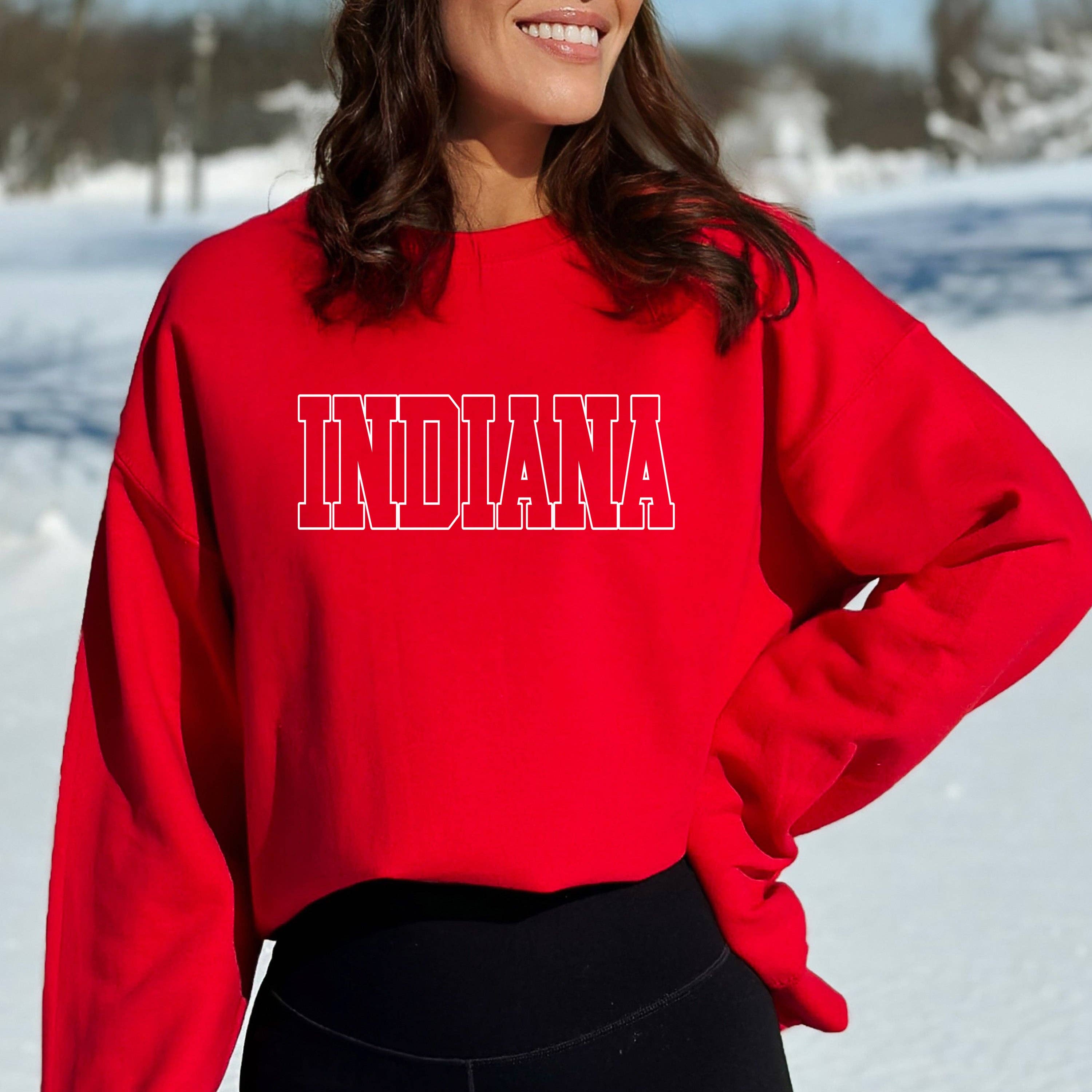 LA Shirt Company - Wholesale Graphic Sweatshirt - Women's - Indiana - Sweatshirt & Hoodie4