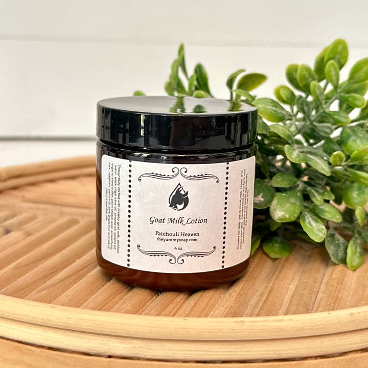 The Yummy Soap - Wholesale Body Cream/Lotion - Patchouli Heaven Goat Milk Lotion, Patchouli Lotion 4 oz3