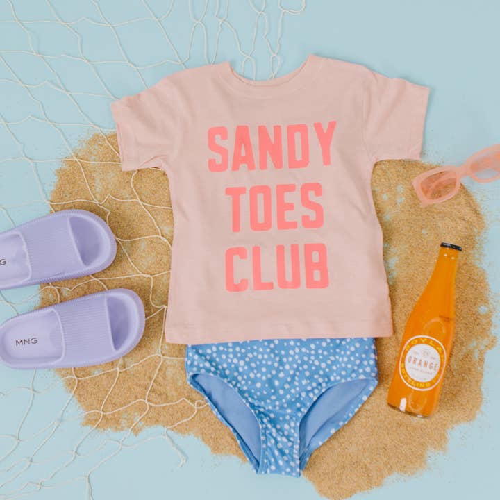 Benny & Ray Apparel - Wholesale Screen Printed T-Shirt - Kids - Sandy Toes Club Toddler and Youth Shirt20