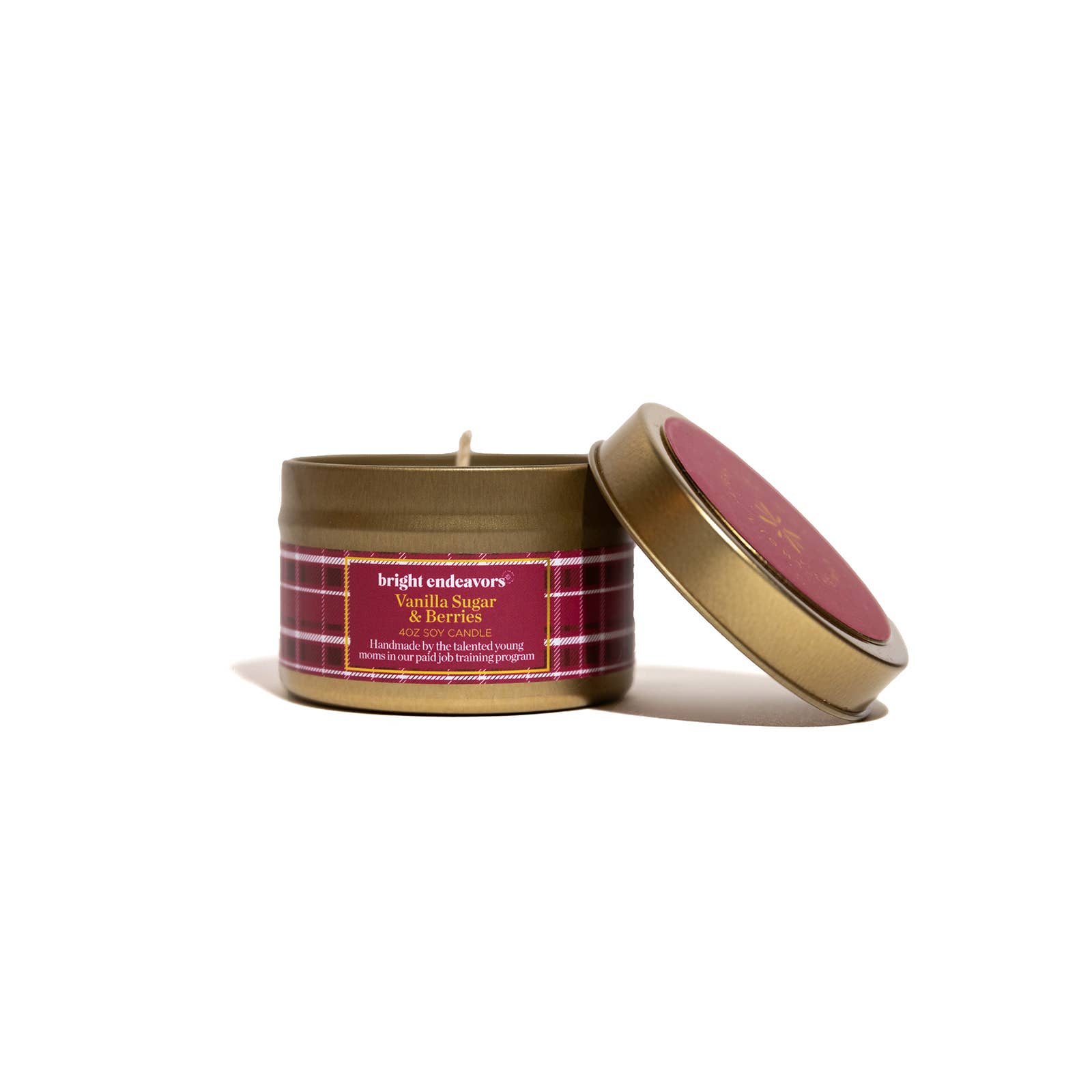 Bright Endeavors - Wholesale Jar/Filled Candle - Vanilla Sugar & Berries1