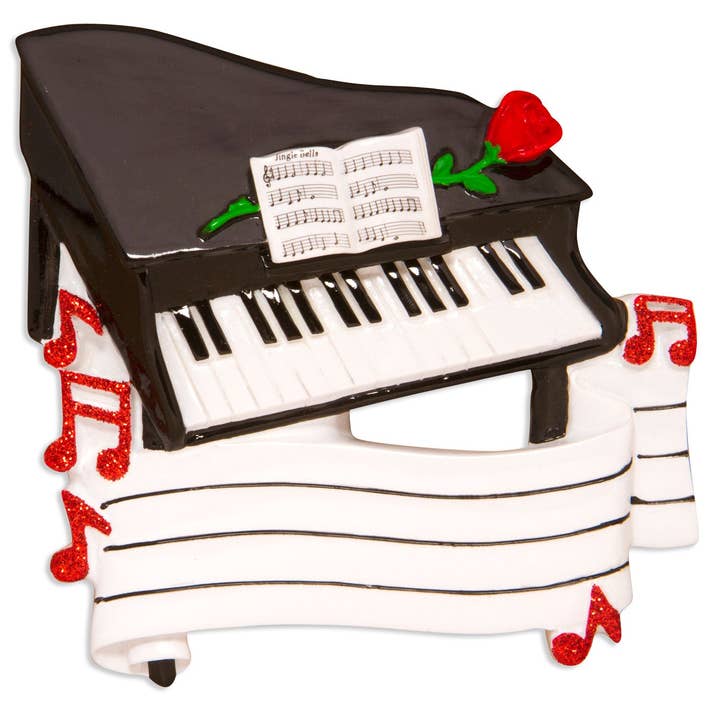 Piano Personalized Ornament for wholesale by PolarX Ornaments