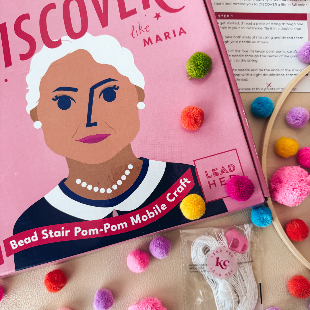 Kids Crafts, LLC. – Engroshandel DIY-hobbysæt – Børn – Pom-Pom Mobil DIY-sæt – Sjovt og nemt håndværk for børn8