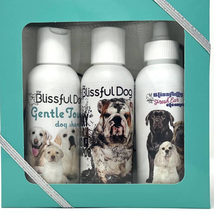 The Blissful Dog Shampoo Combo Kit, Set of 3 with Towel for wholesale by The Blissful Dog
