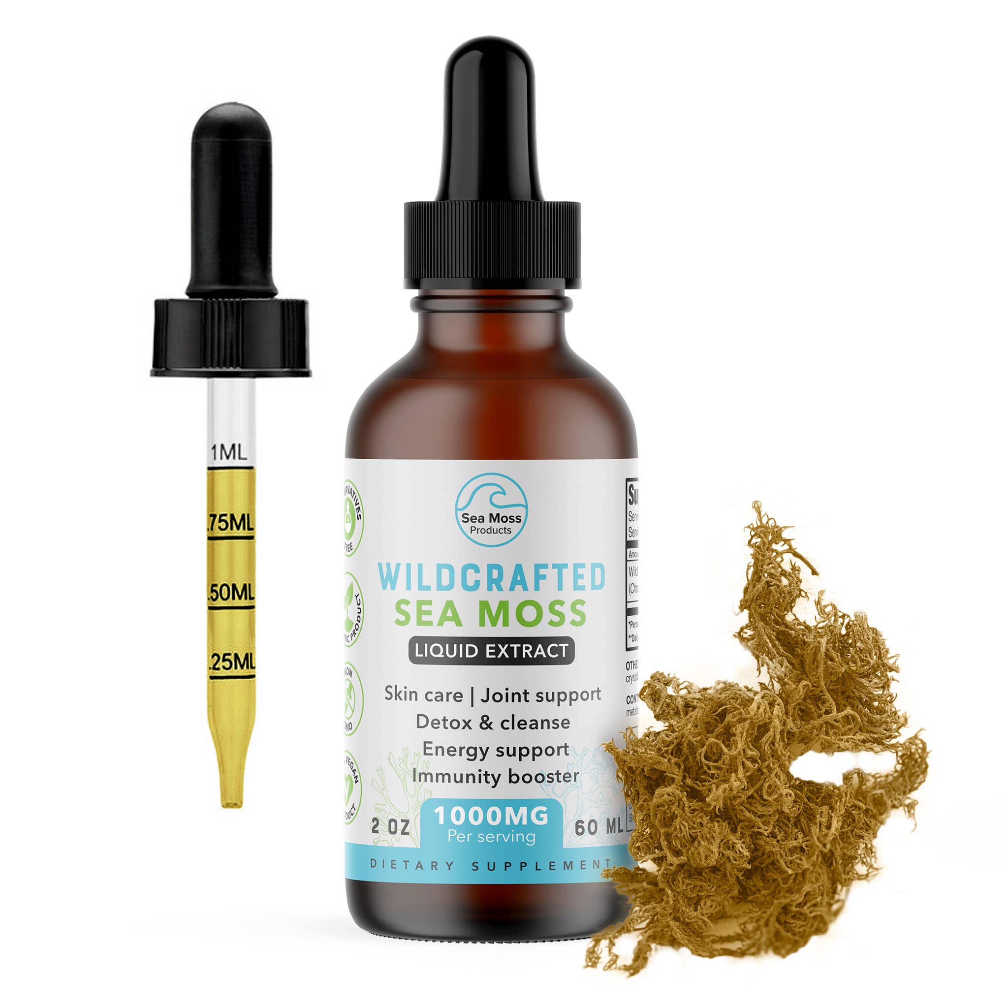 Sea moss warm vanilla body oil