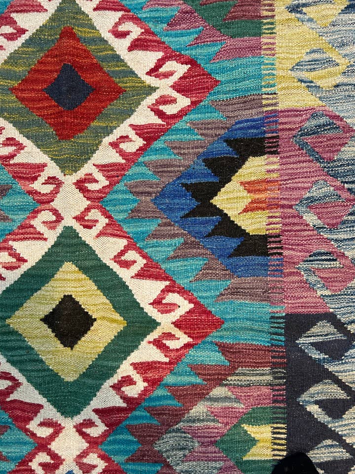 Tapis Kilim 3'x5' pour la vente par Turkmen Handicrafts